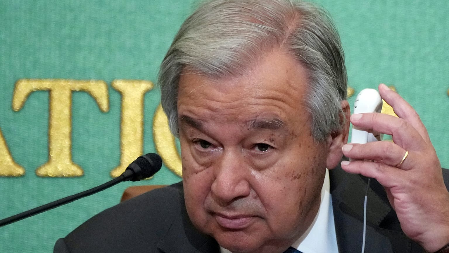 António Guterres ENSZ-főtitkár Japánban