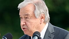 UN-Generalsekretär António Guterres: "Nach Jahrzehnten der nuklearen Abrüstung bewegt sich die Welt wieder rückwärts."