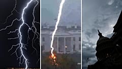 A lightning strike in Washington DC killed three people on 4 August 2022. 