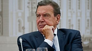Gerhard Schroder reortedly met Vladimir Putin on a visit to Moscow in late July.