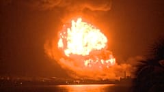 Incendio en el depósito de combustible de Matanzas, Cuba