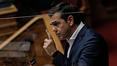 Ο Αλέξης Τσίπρας στο βήμα της Βουλής (Φωτό αρχείου)