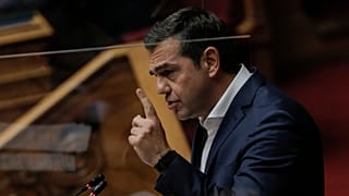 Ο Αλέξης Τσίπρας στο βήμα της Βουλής (Φωτό αρχείου)