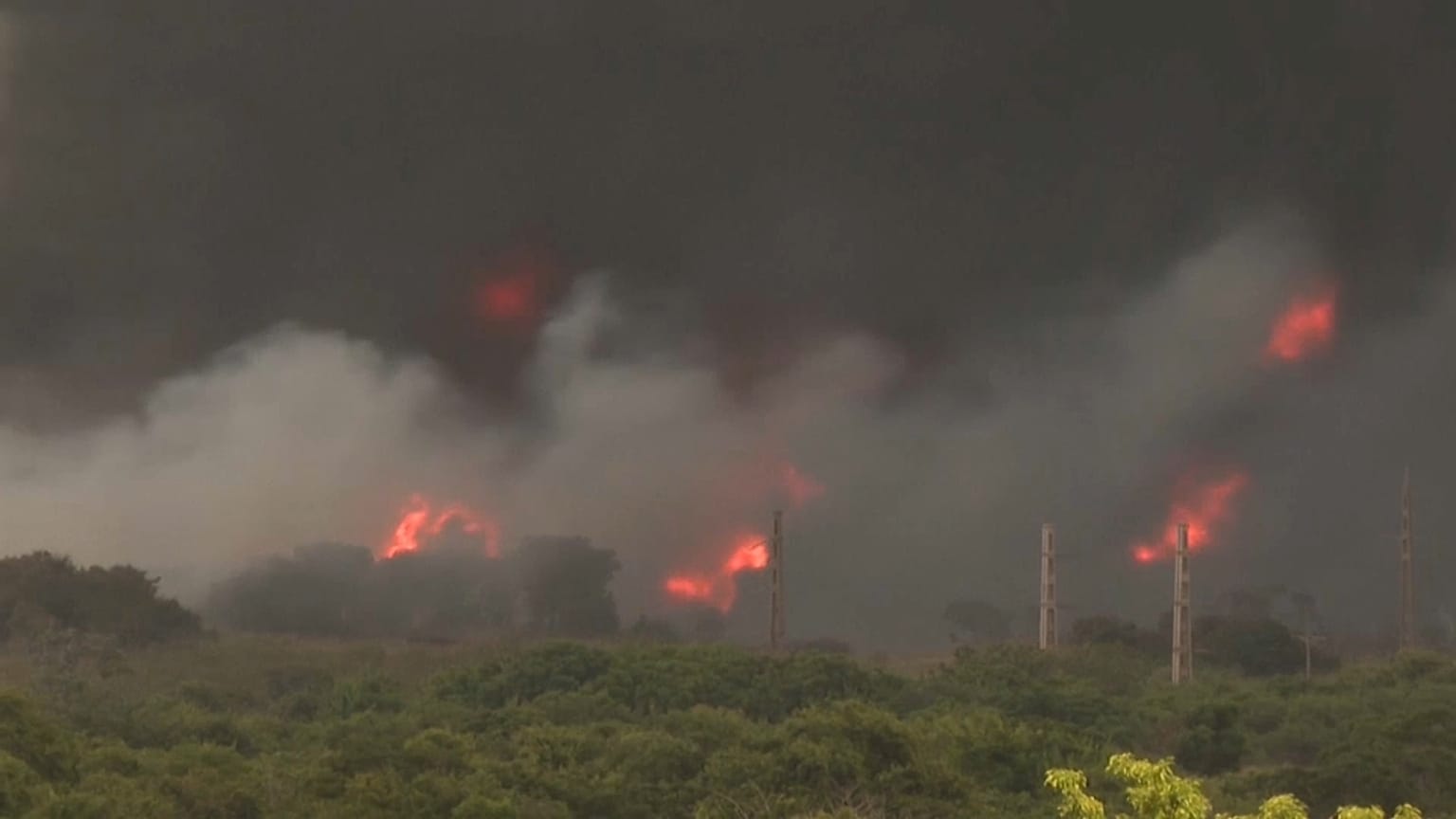 El depósito de combustible de Matanzas