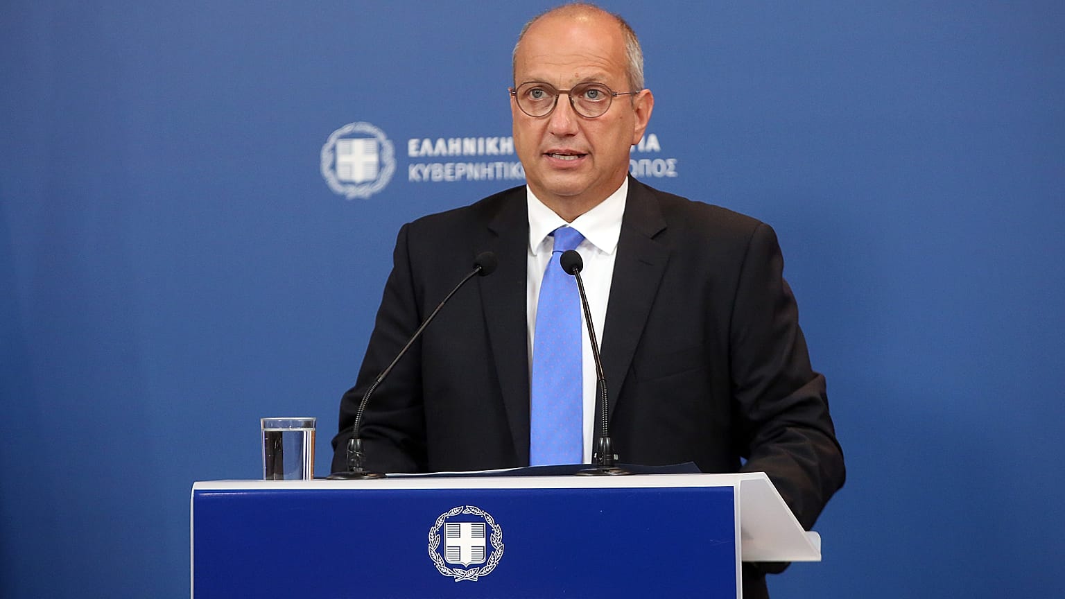 Ο κυβερνητικός εκπρόσωπος Γιάννης Οικονόμου