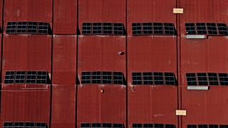 Planta de paneles solares en el mercado de Abastos de Ciudad de México
