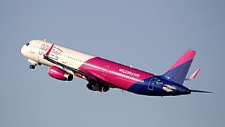 A Wizz Air gépe
