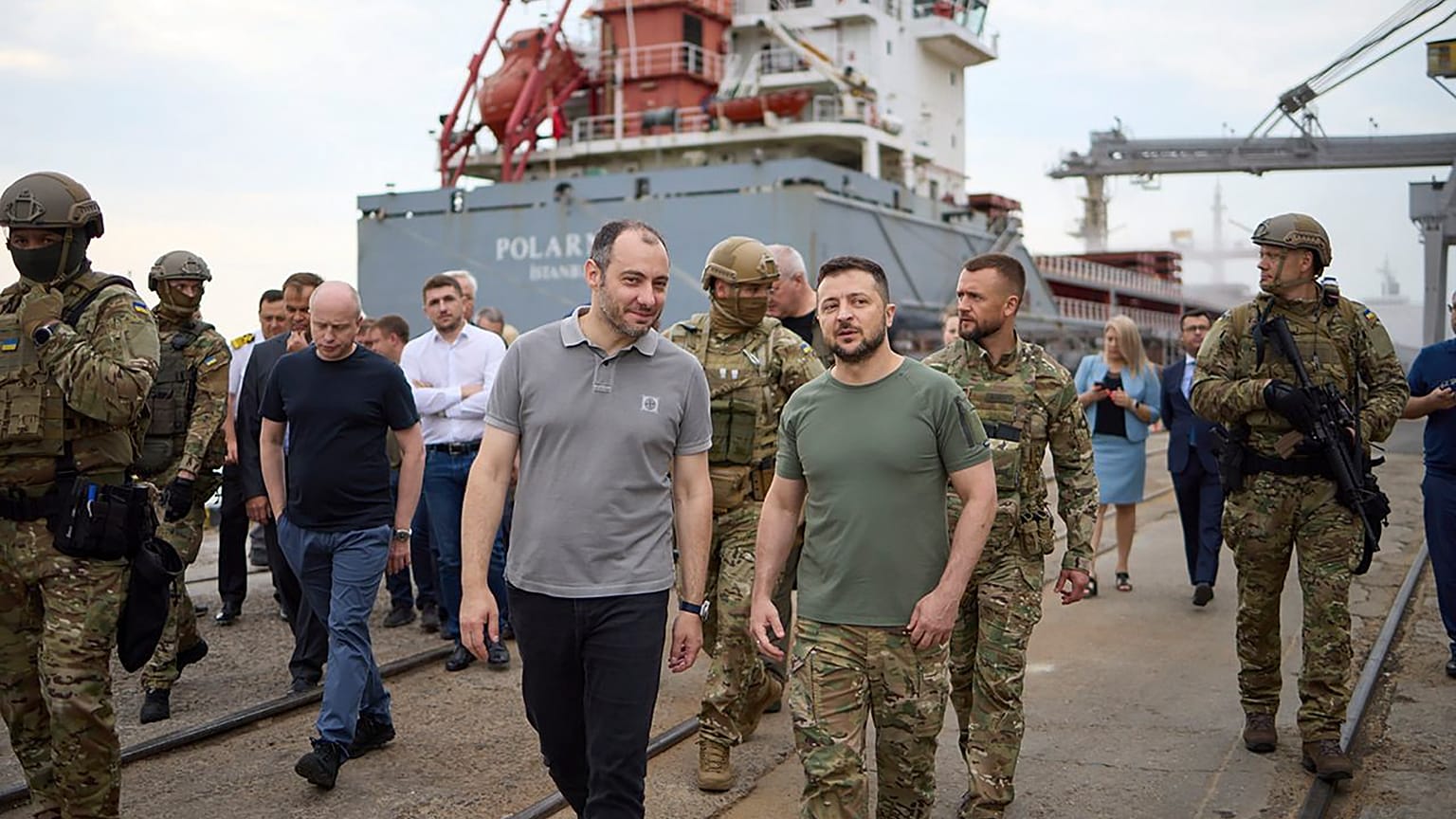 Der ukrainische Präsident Wolodymyr Selenskyj 
