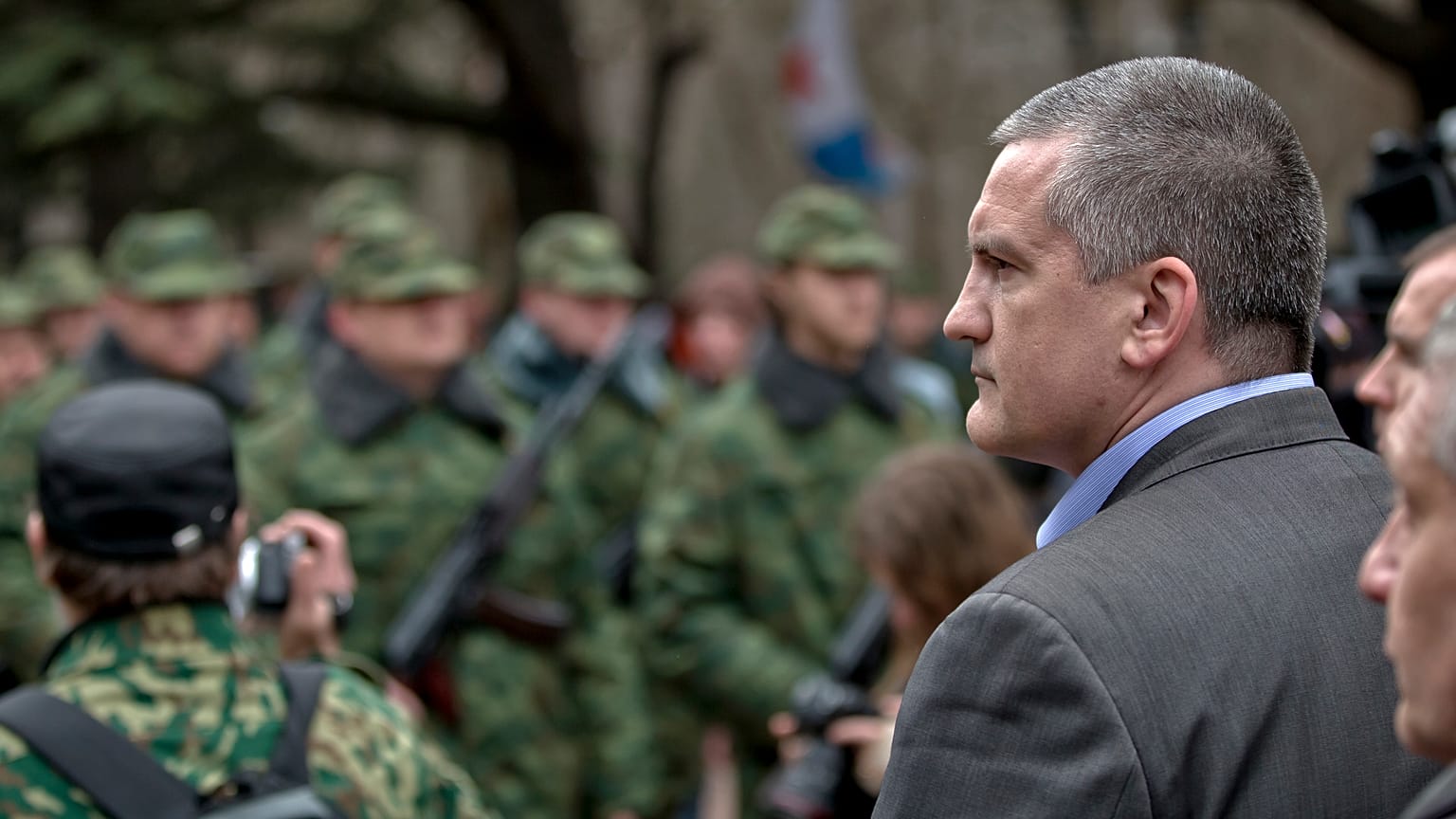Sergueï Axionov, Chef de la "République de Crimée"