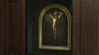 "Cristo en la cruz", de Rebrandt