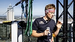 Slackline-Profi Jaan Roose