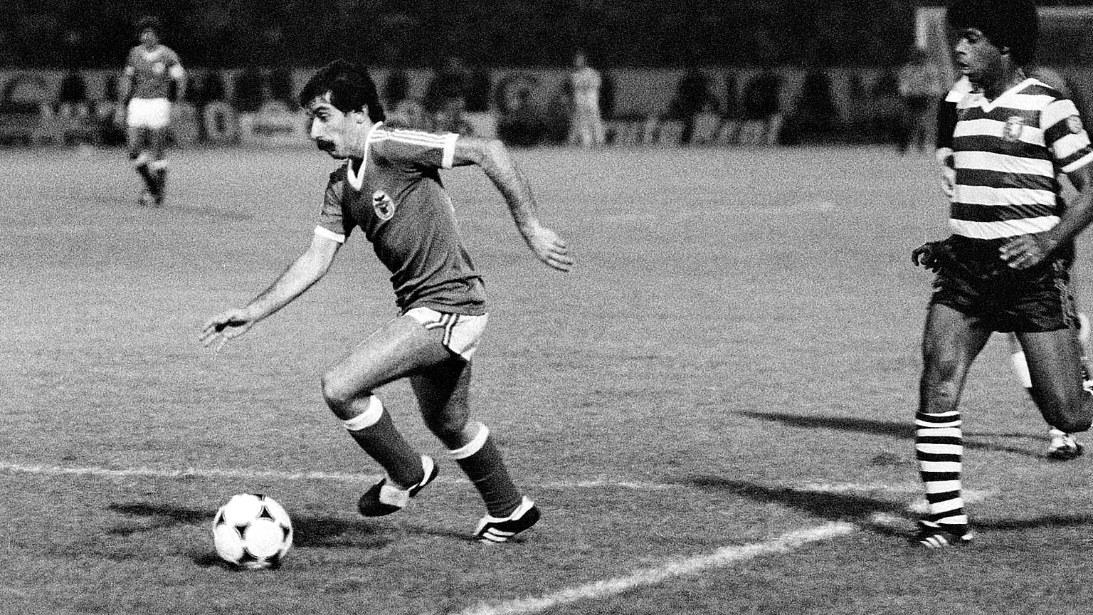 Chalana num Benfica-Sporting para a Supertaça de 1980
