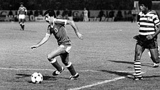 Chalana num Benfica-Sporting para a Supertaça de 1980