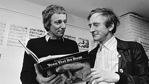 Raymond Briggs (right), author of 'The Snowman'