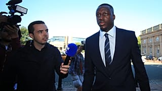 Le footballeur français Benjamin Mendy au tribunal de Chester, au Royaume-Uni, le 10 août 2022.