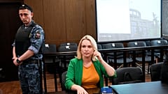 Марина Овсянникова в суде 28 июля.