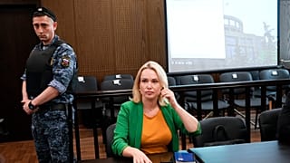 Марина Овсянникова в суде 28 июля.