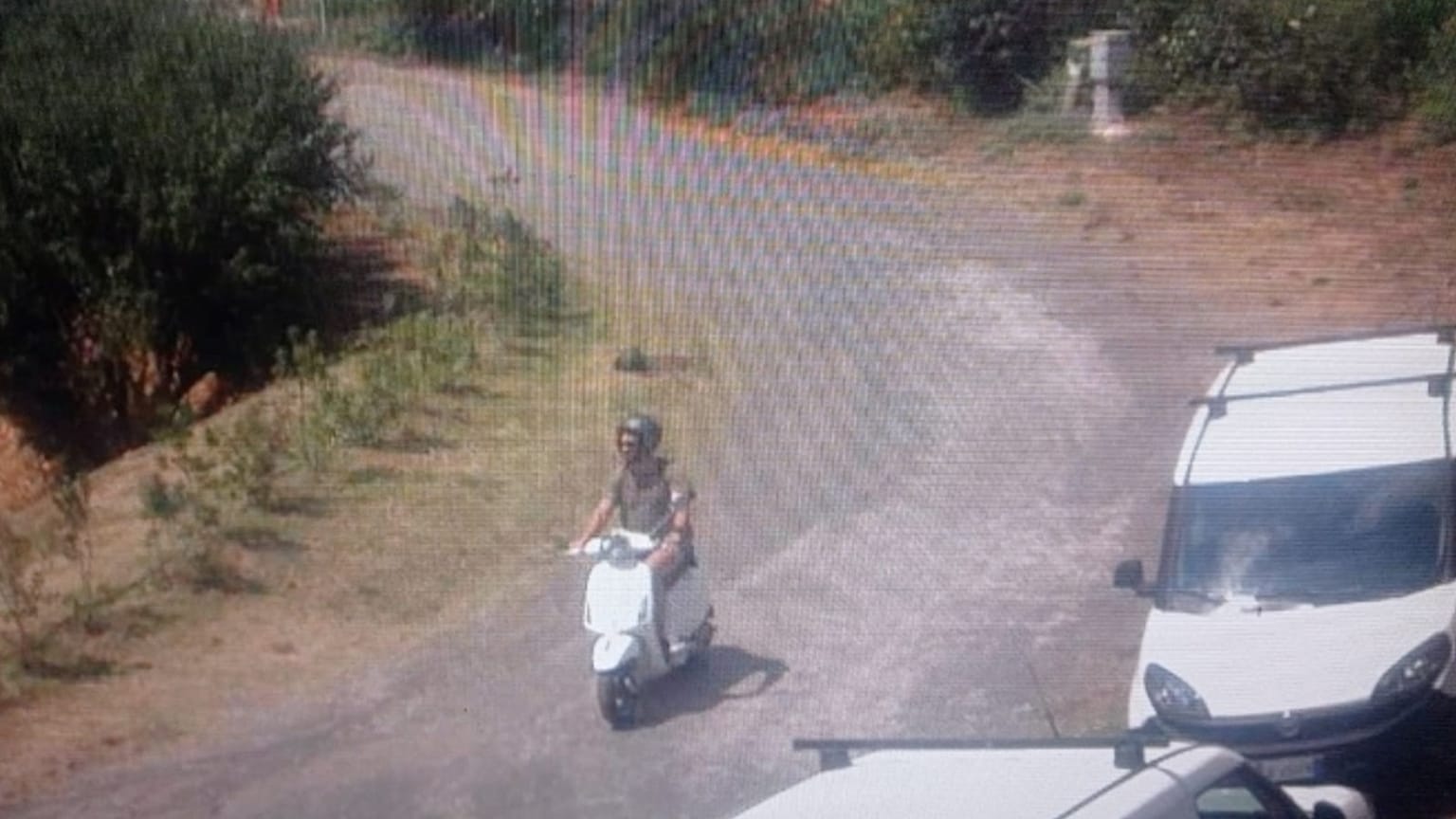 CCTV footage shows the moment the man broke into the site on August 10, 2022