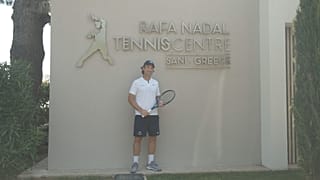 Ο ΚΑΡΛΟΣ ΜΟΓΙΑ ΣΤΟ RAFA NADAL TENIS CENTER TOY SANI RESORT