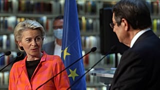 Ούρσουλα Φον Ντερ Λάιεν και Νίκος Αναστασιάδης