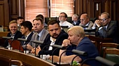 Заявление о признании РФ спонсором терроризма поддержали 67 депутатов Сейма Латвии