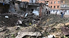Последствия очередного "прилета" в Харькове