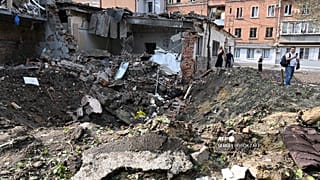 Последствия очередного "прилета" в Харькове
