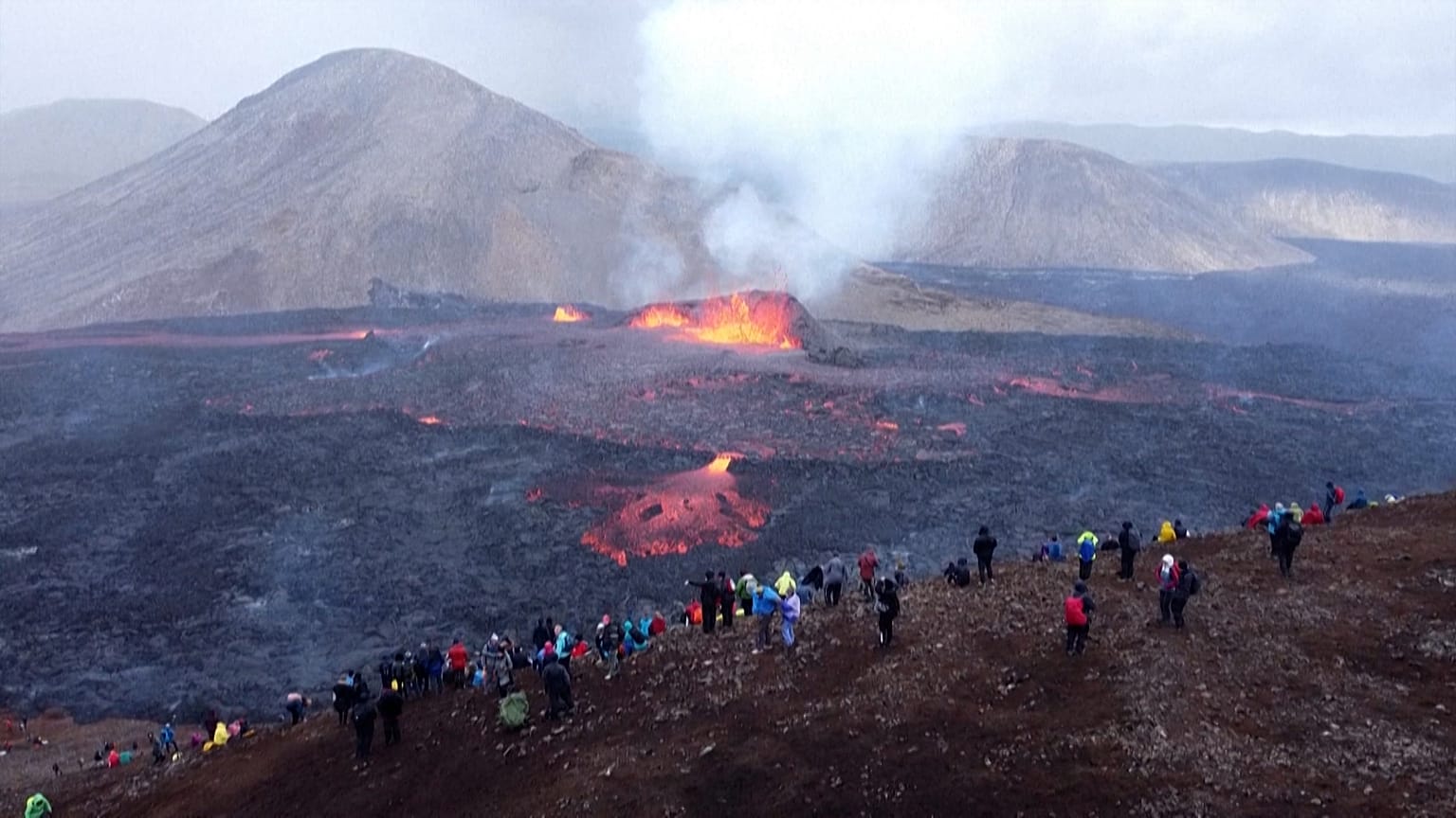 Fagradalsfjall Yanardağı izlanda'nın başkenti Reykjavik'e 40 kilometre uzaklıkta.