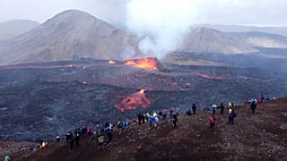 Fagradalsfjall Yanardağı izlanda'nın başkenti Reykjavik'e 40 kilometre uzaklıkta.