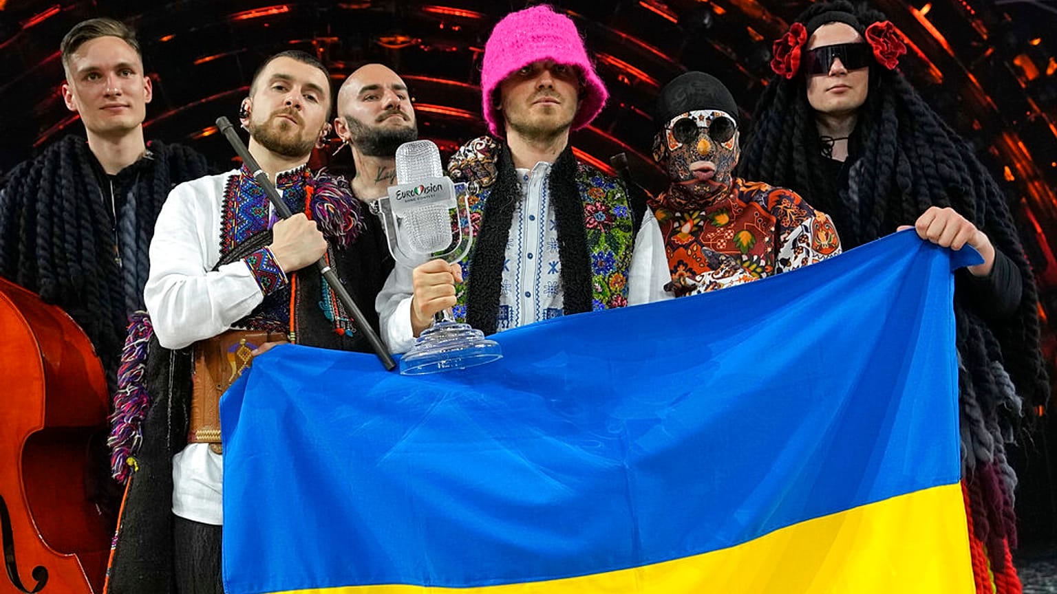 Eurovision 2022 winners Ukraine's Kalush Orchestra