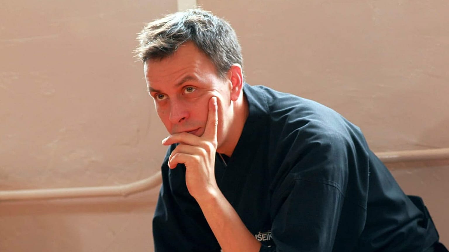 Alexey Alchin in martial arts training in Varna, Bulgaria