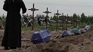 11 unidentified civilians buried in Bucha after Russian occupation