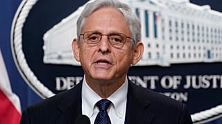 Merrick Garland igazságügyi miniszter beszél a házkutatás ügyéről az Igazságügyi Minisztériumban csütörtökön, 2022. augusztus 11-én Washingtonban.