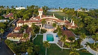 An aerial view of President Donald Trump's Mar-a-Lago estate is seen Wednesday, Aug. 10, 2022, in Palm Beach, Florida.