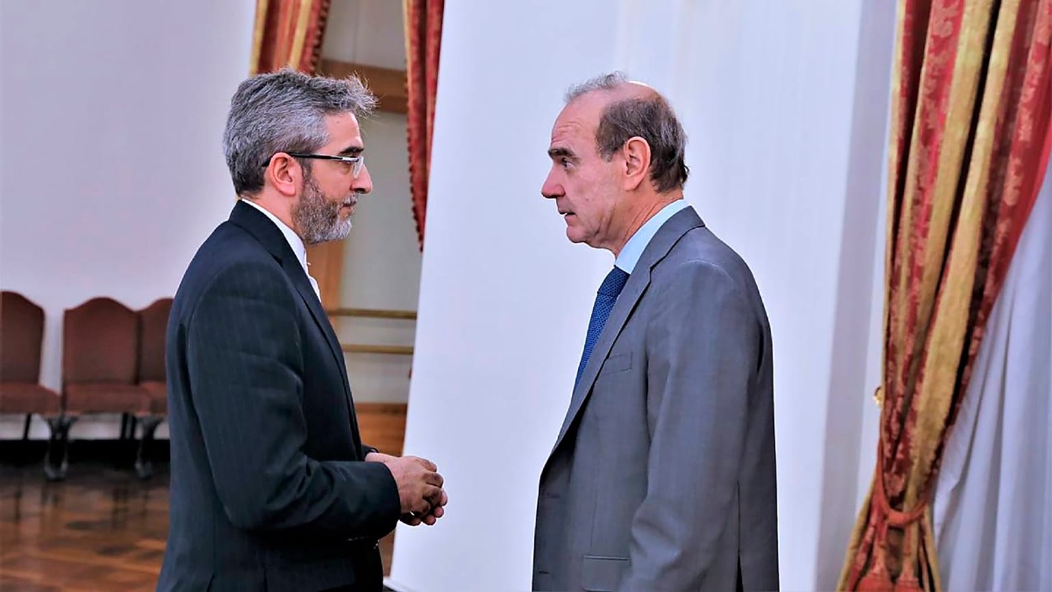 دیدار انریکه مورا و علی باقری در تهران