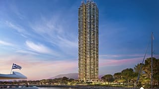Μακέτα του πύργου Riviera στο Ελληνικό