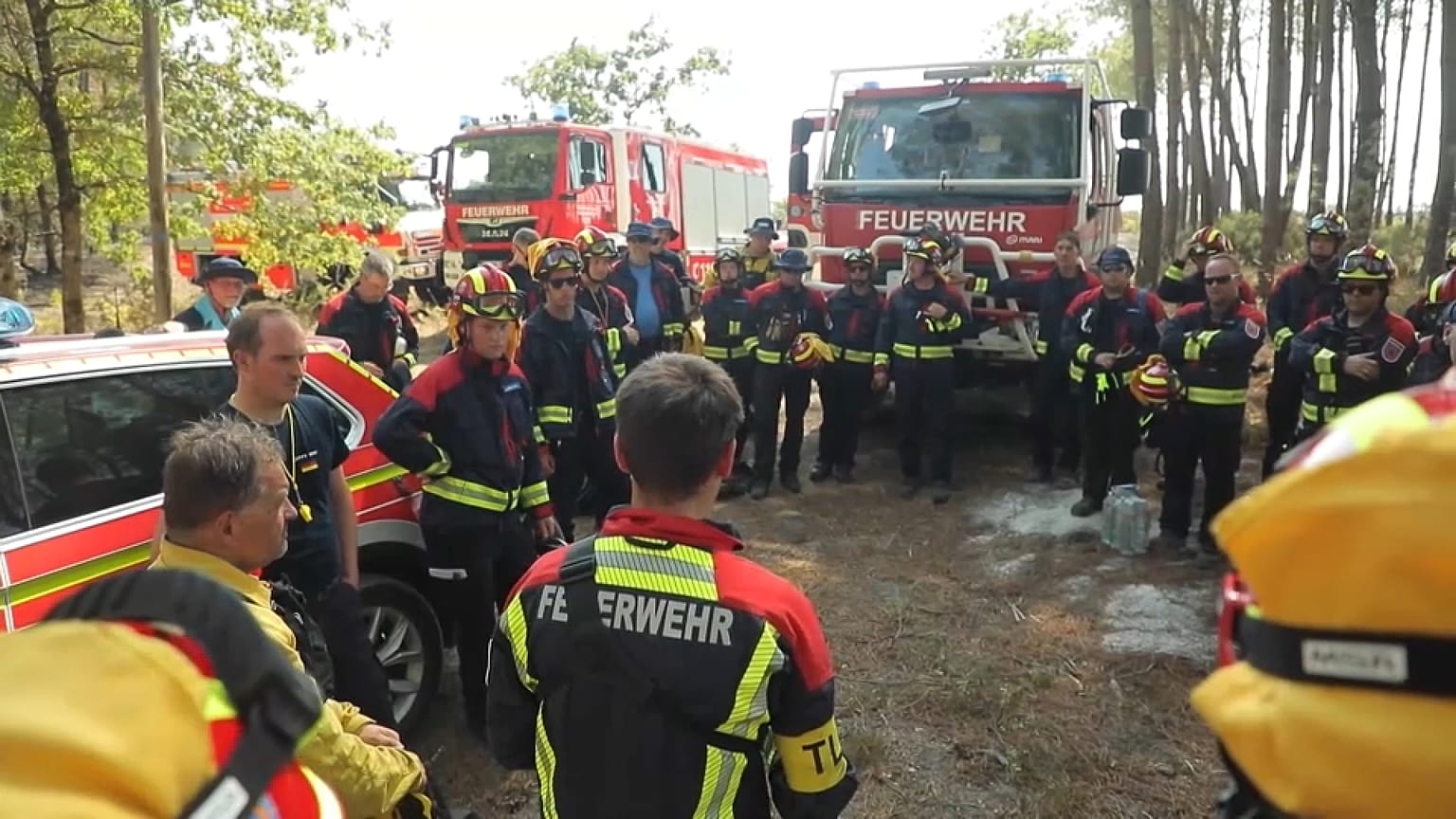 German firefighters deployed to south-western France