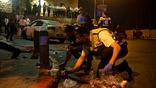 La scena del crimine. (Gerusalemme, 14.8.2022)