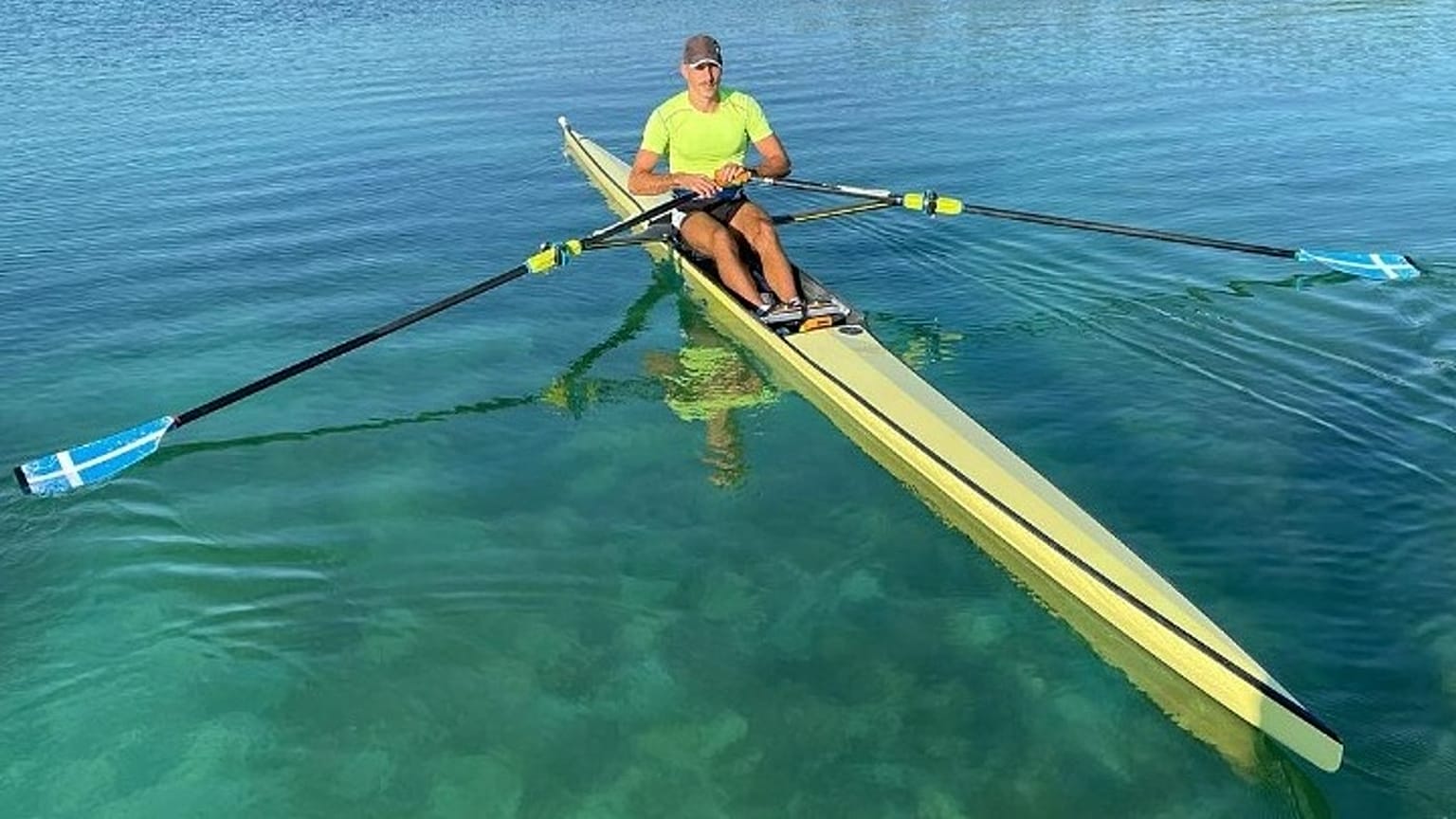 Ο Έλληνας κωπηλάτης ο Αντώνης Παπακωνσταντίνου