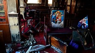 Среди пострадавших много детей, которые пришли на занятия в воскресной школе при церкви.