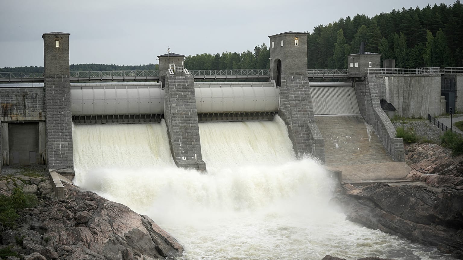 Die Imatrafälle, ein Touristen-Highlight, bei russischen Gästen beliebt