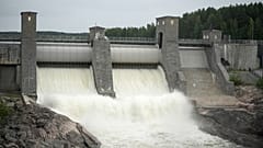 Водоскат Иматранкоски в Финляндии