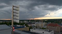 Los altavoces que emiten el himno ucraniano en la ciudad finlandesa de  Lappeenranta cada atardecer 
