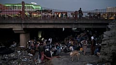 Die Pol-e-Suktha-Brücke in Kabul.