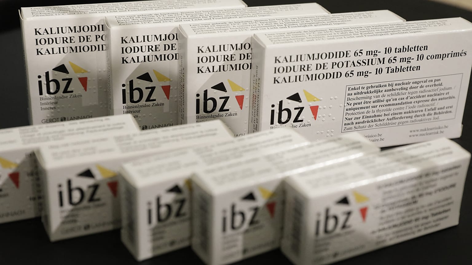Iodine pills stop radioactive iodine from being absorbed into thyroid glands, which can develop cancer if infected