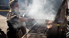 Vier Frauen waren beim argentischen Grillwettbewerb anwesend