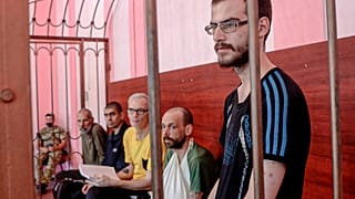 Граждане Швеции, Хорватии и Великобритании на суде в самопровозглашенной ДНР