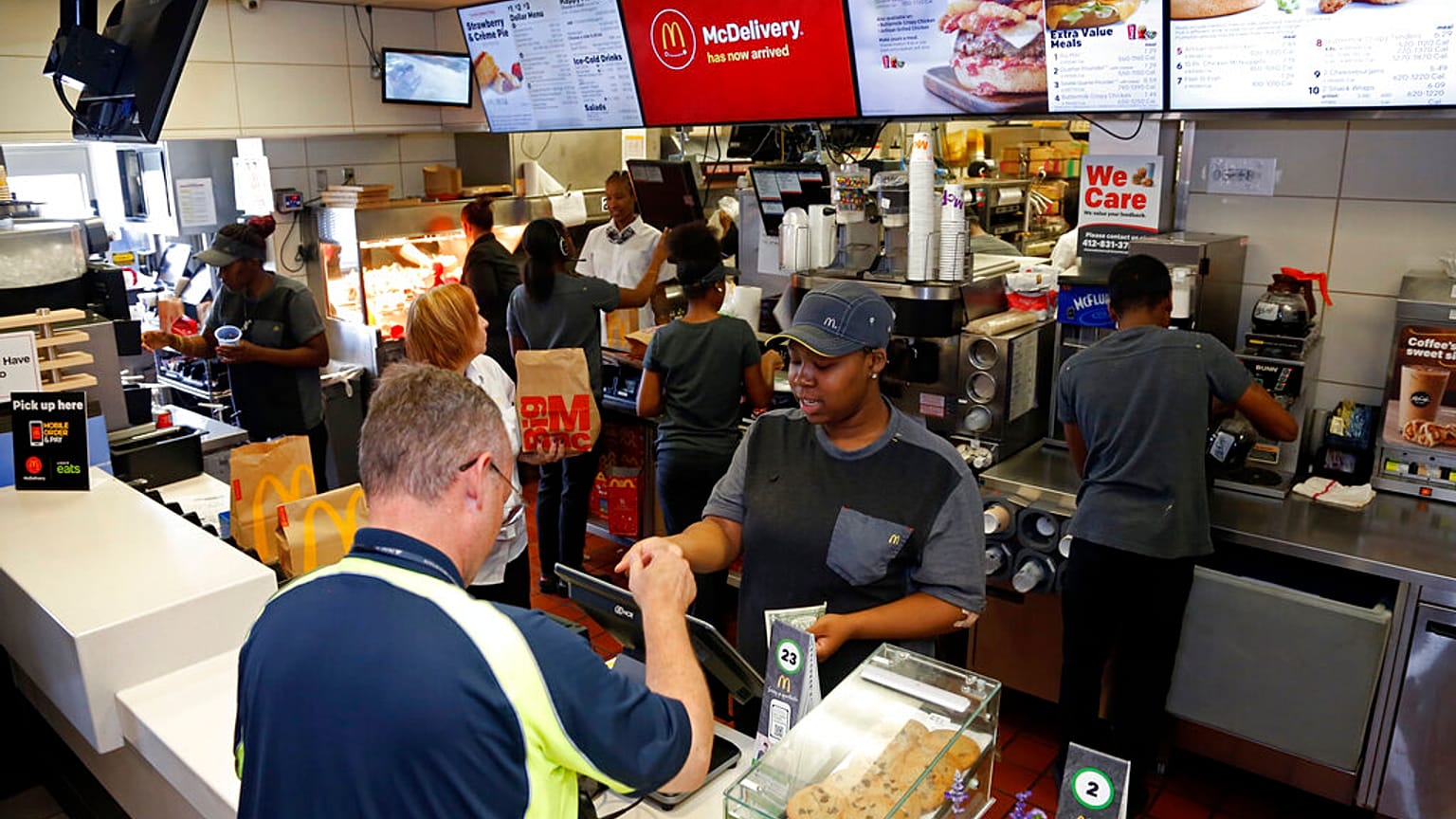 In einem McDonald's in den USA - ARCHIV