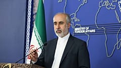 Nasser Kanaani iráni külügyi szóvivő Teheránban