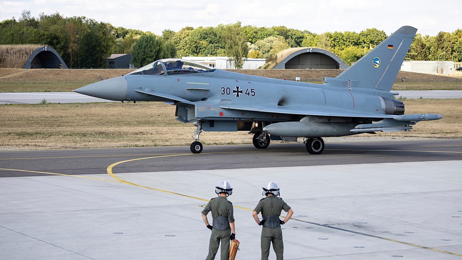 Alman Eurofighter savaş uçağı